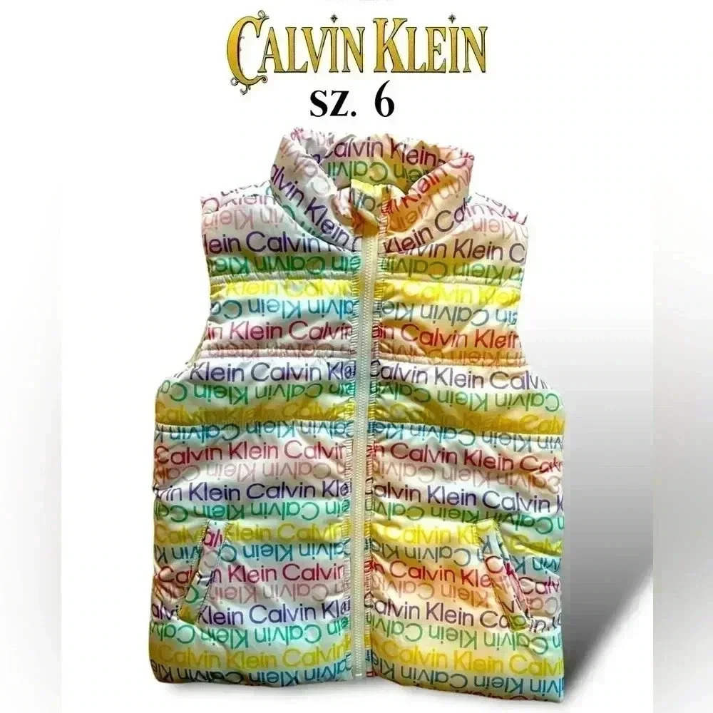 Calvin Klein Vest Size 6T Girls Puffy Puffer Vest. 15% dsct w 2+ bndle